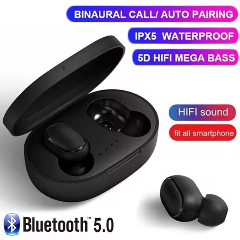 Esports Gaming Earphones - A6S TWS Earphones Wireless Bluetooth 5.0