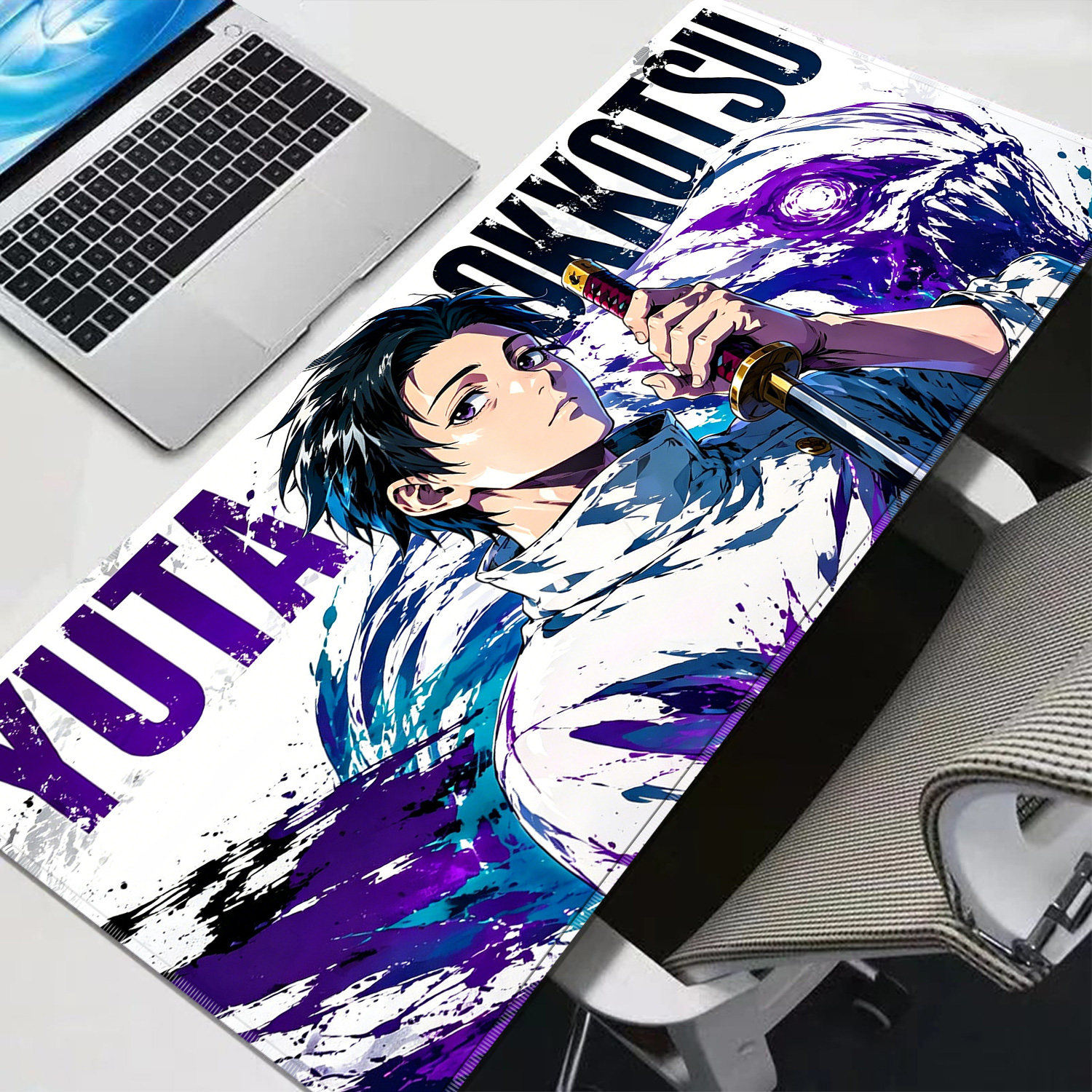 Esports Gaming Desk - HD Anime Purple Mouse Pads Yuta