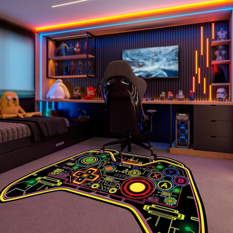 Esports Gaming Live - VIKAMA Gaming Console Controller Carpet e-Sports