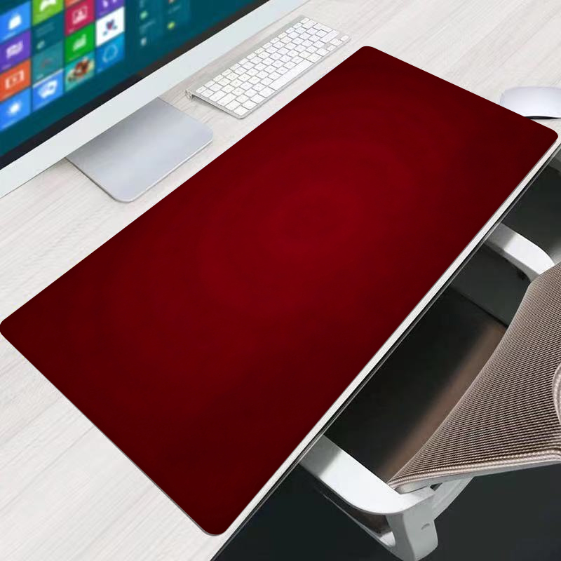 Esports Gaming Desk - Red Mouse Pad Office Extended Desk