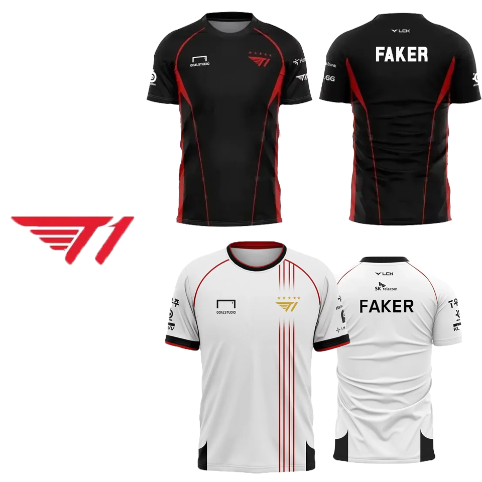 Faker Jersey T1 Team Champion  - Esports Gaming Jersey avaliação e preço