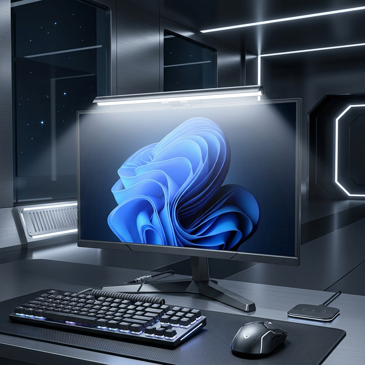 USB Powered LED Computer Scree - Esports Gaming Desk avaliação e preço