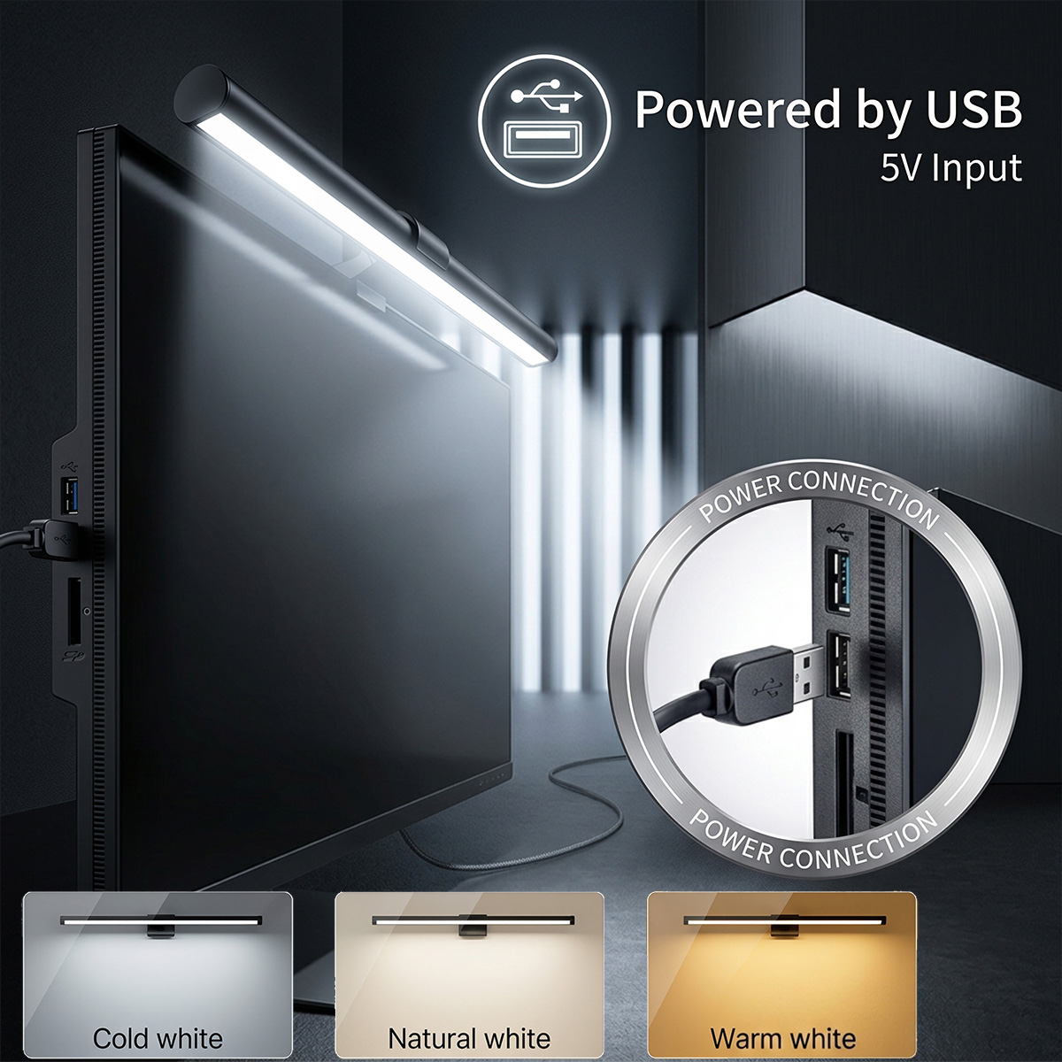 USB Powered LED Computer Scree - Esports Gaming Desk avaliação e preço
