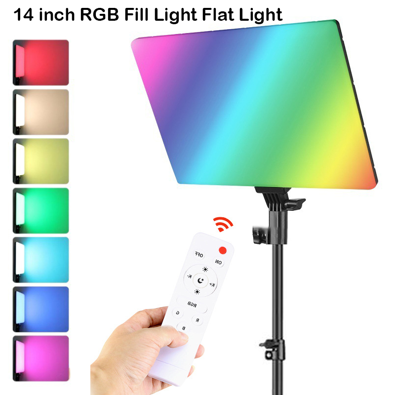 RGB 14'' LED Video Light Remot - Led Light Panel Stream avaliação e preço