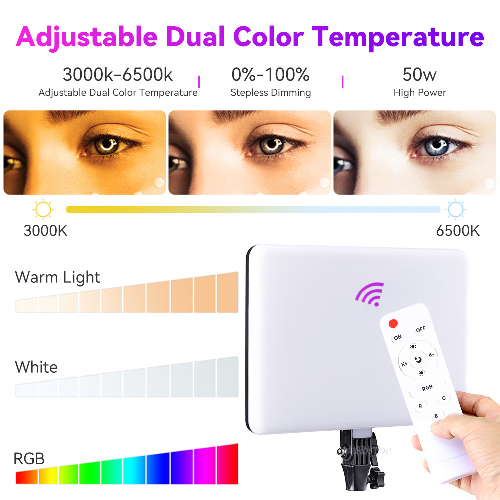RGB 14'' LED Video Light Remot - Led Light Panel Stream avaliação e preço
