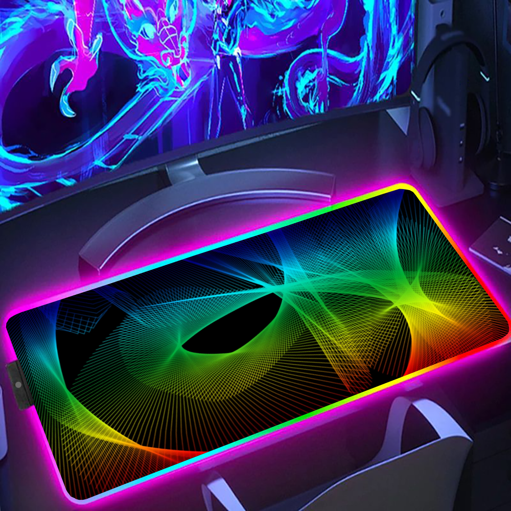 LED Lighting RGB Mouse Pad E-s - Esports Gaming Maus avaliação e preço