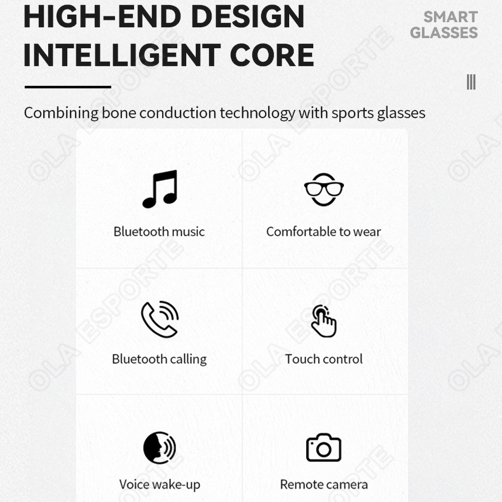 NEW Smart Glasses V5.3 Bluetoo - Esports Gamers avaliação e preço
