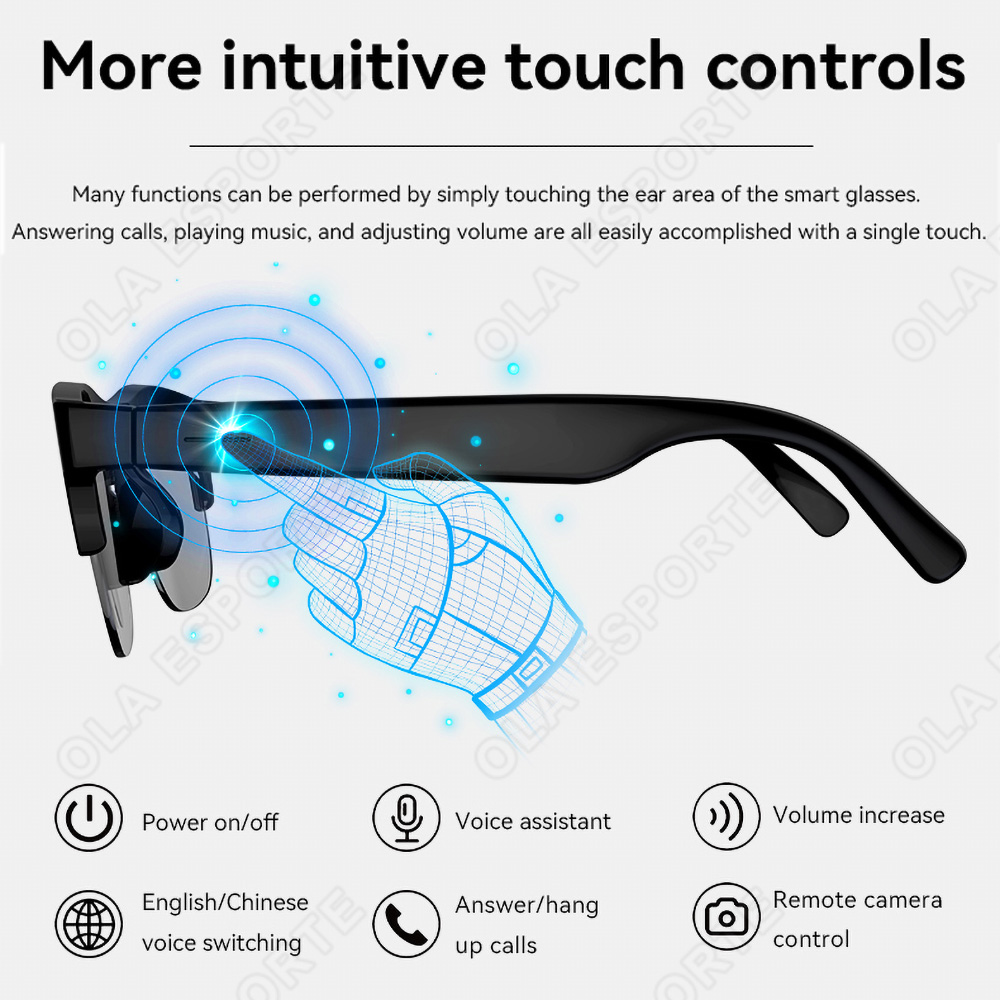 NEW Smart Glasses V5.3 Bluetoo - Esports Gamers avaliação e preço