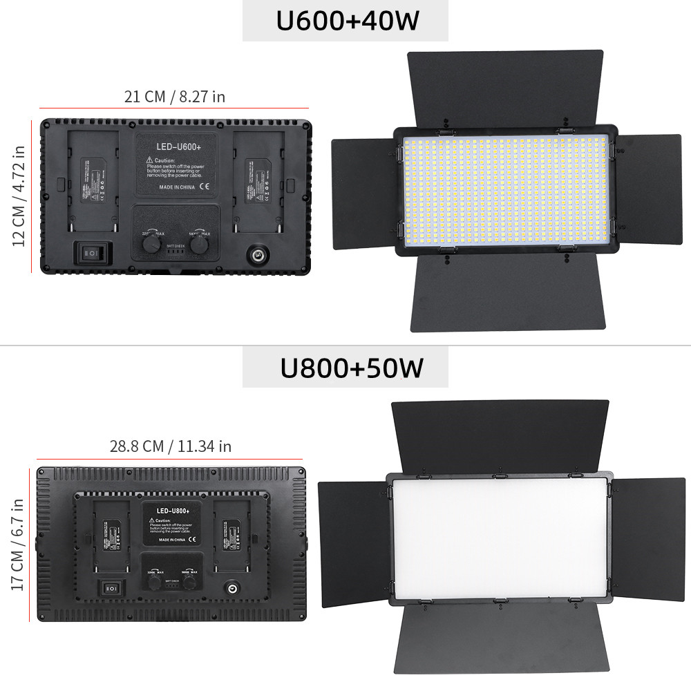 U800 600 LED Video Panel Light - Led Light Panel Stream avaliação e preço