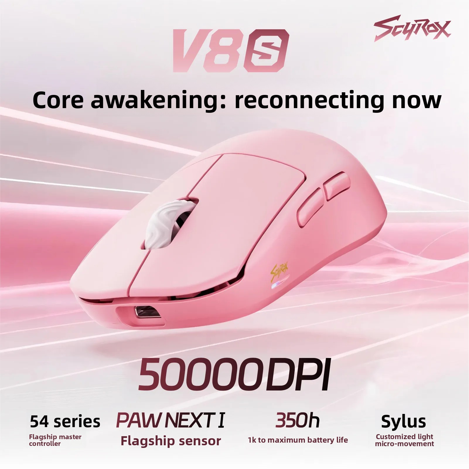 Scyrox V8s V6s Lightweight Wir - Esports Gaming Mouse avaliação e preço