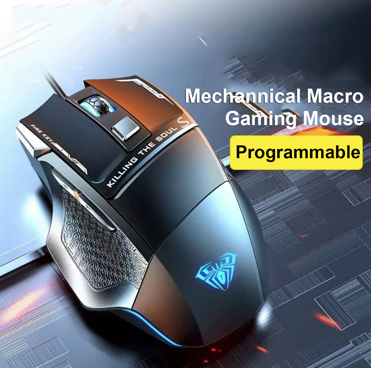 Wired Macro Programming Mouse  - Esports Gaming Maus avaliação e preço