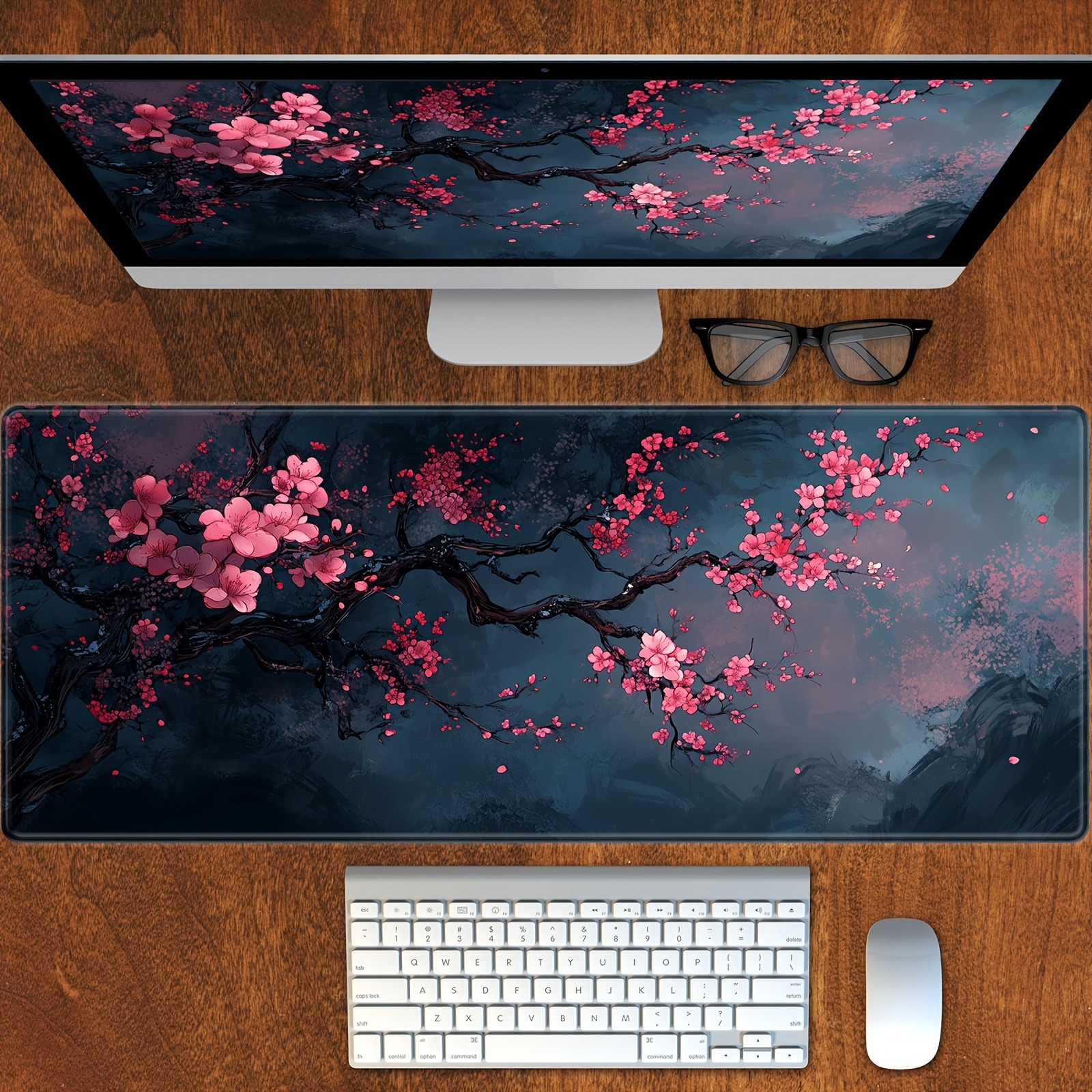 Night Cherry Blossom gaming mo - Esports Gaming Desk avaliação e preço