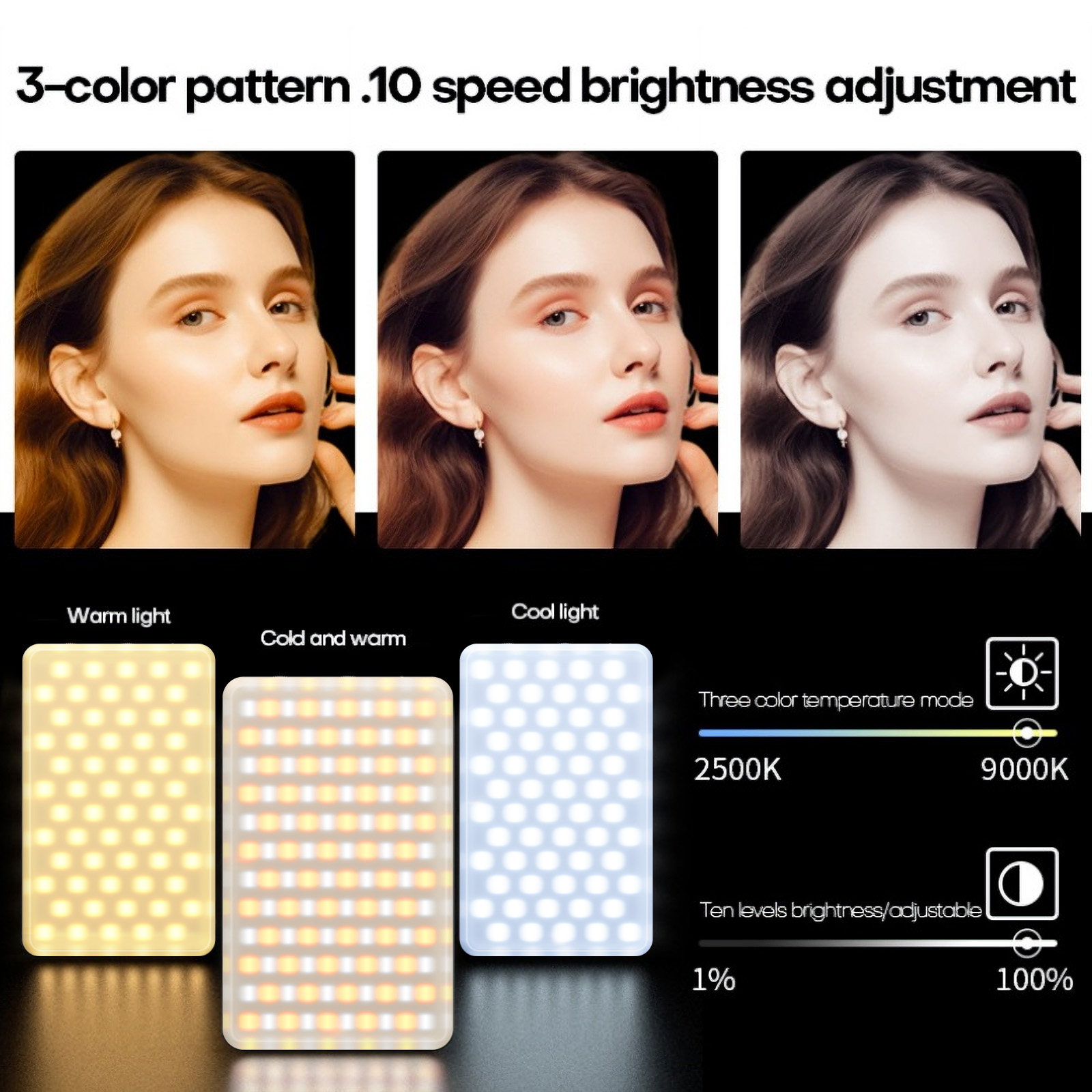 Magnetic Phone Fill Light Dual - Led Light Panel Stream avaliação e preço