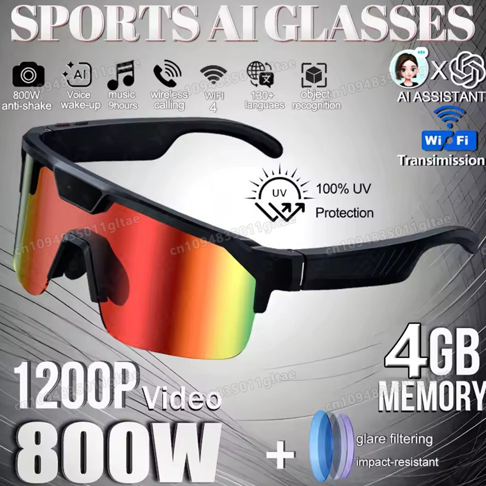 2026 Smart Glasses Men 8MP HD  - Esports Gaming Pk avaliação e preço