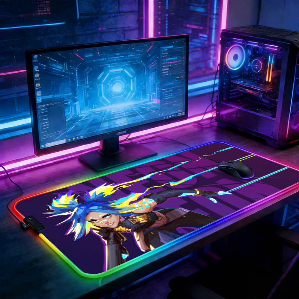 LED Lighting RGB Mouse Pad E-s - Esports Gaming Maus avaliação e preço