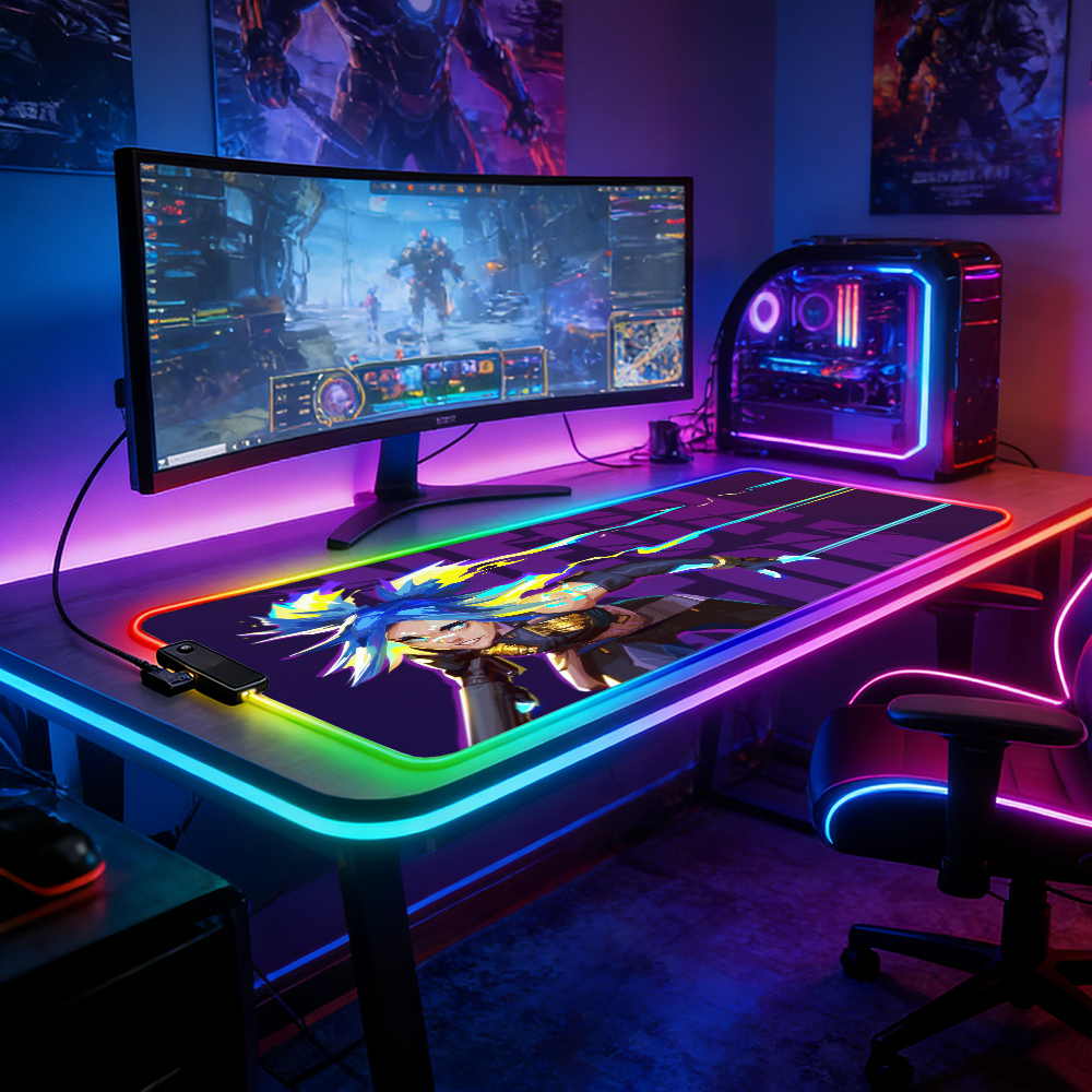 LED Lighting RGB Mouse Pad E-s - Esports Gaming Maus avaliação e preço
