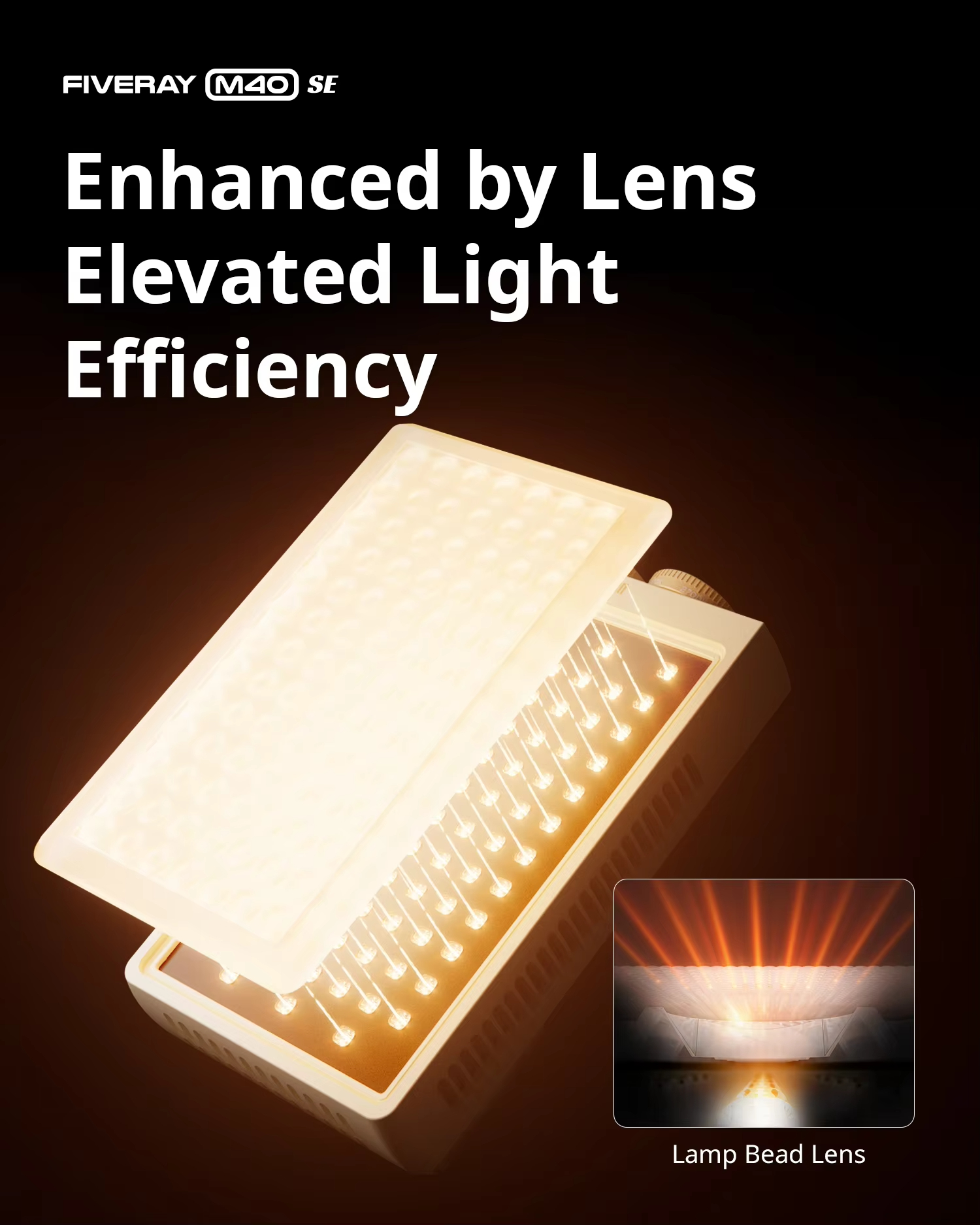 ZHIYUN FIVERAY M40 SE 40W Pock - Led Light Panel Stream avaliação e preço