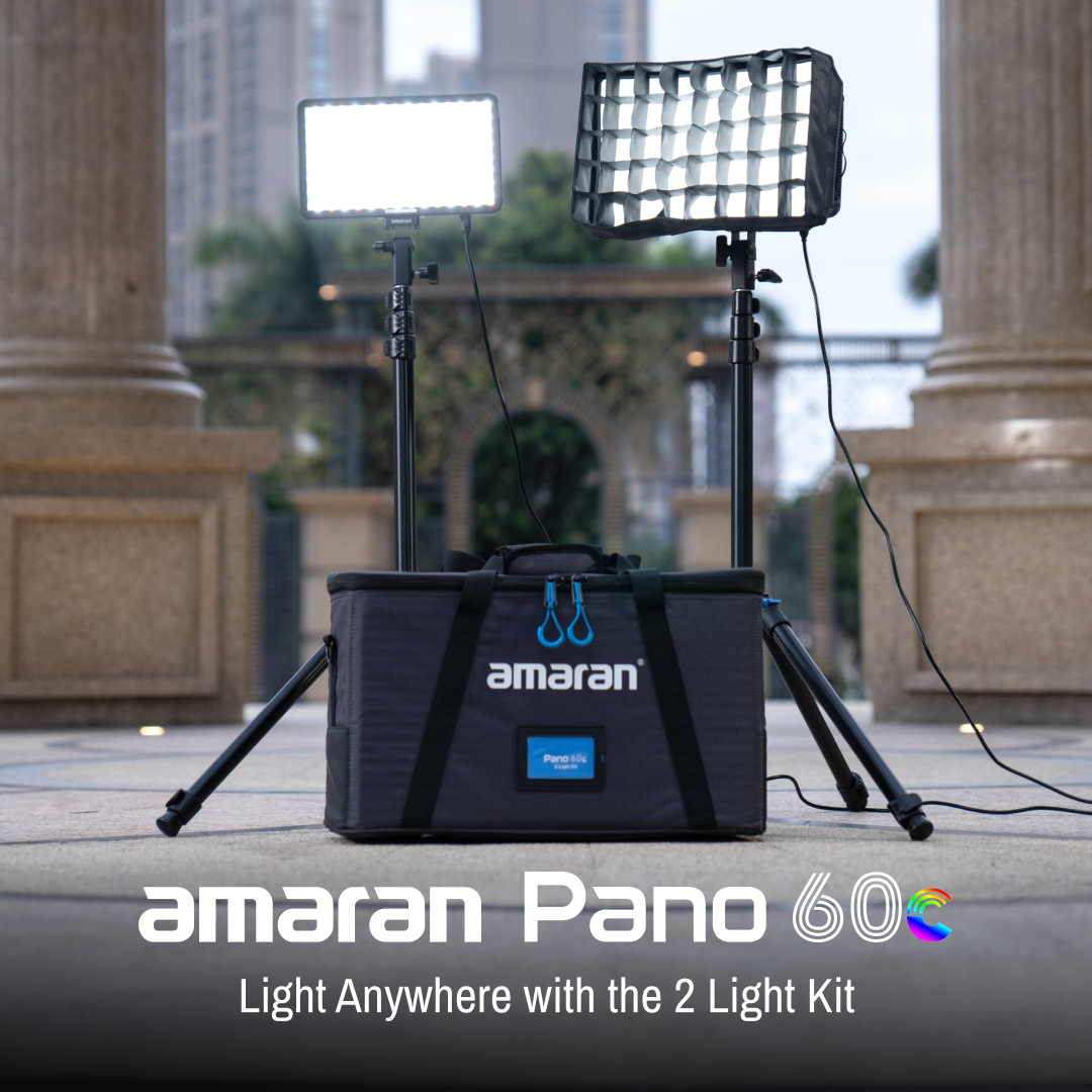 amaran Pano 60c 2-Light Kit Pa - Led Light Panel Stream avaliação e preço
