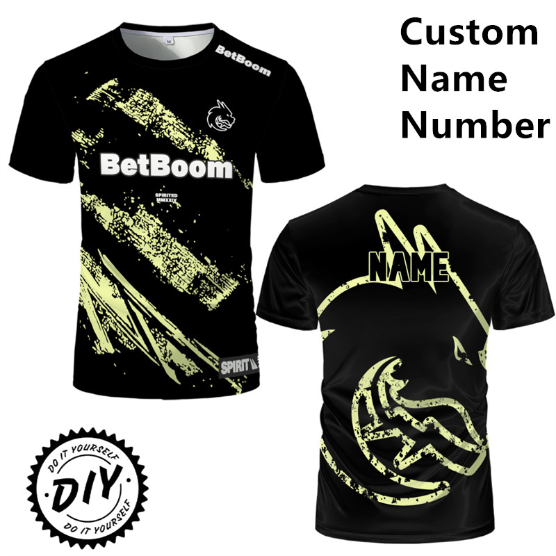 2025 New Team Spirit Jersey T- - Esports Gaming Jersey avaliação e preço