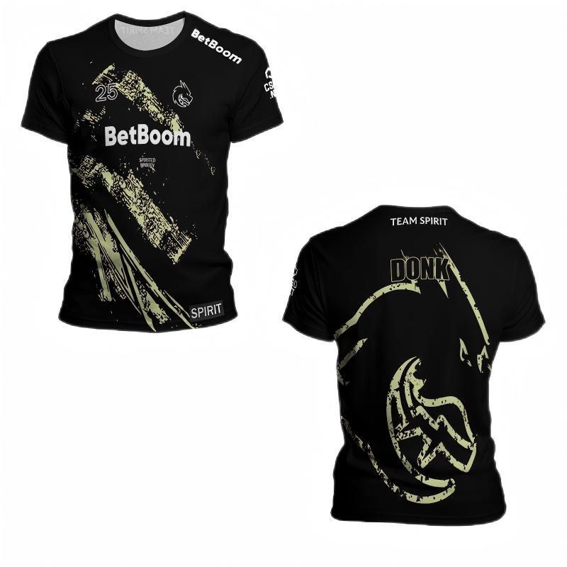 2025 New Team Spirit Jersey T- - Esports Gaming Jersey avaliação e preço
