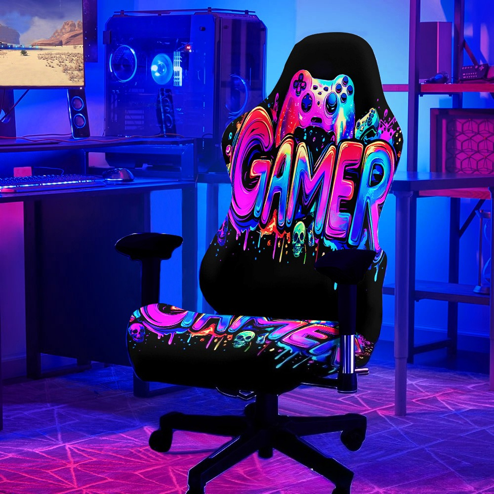 1 Set Glowing Gaming Chair Cov - Esports Gaming Hotel avaliação e preço
