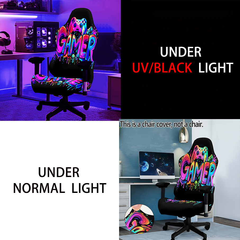 1 Set Glowing Gaming Chair Cov - Esports Gaming Hotel avaliação e preço