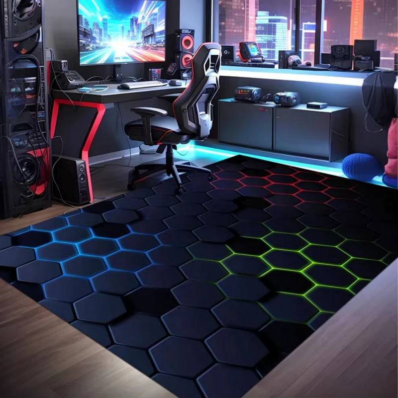 VIKAMA 3D Neon Gaming Room Car - Esports Gaming Hotel avaliação e preço