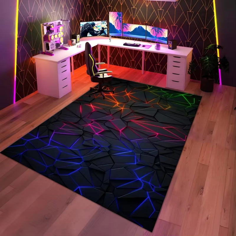 VIKAMA 3D Neon Gaming Room Car - Esports Gaming Hotel avaliação e preço