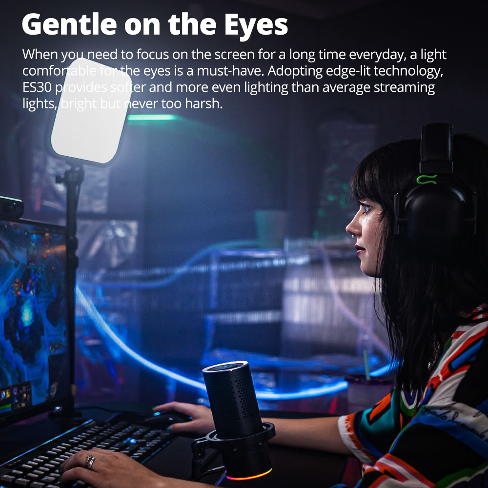 Godox ES30 E-sports LED Light  - Esports Gaming Live avaliação e preço