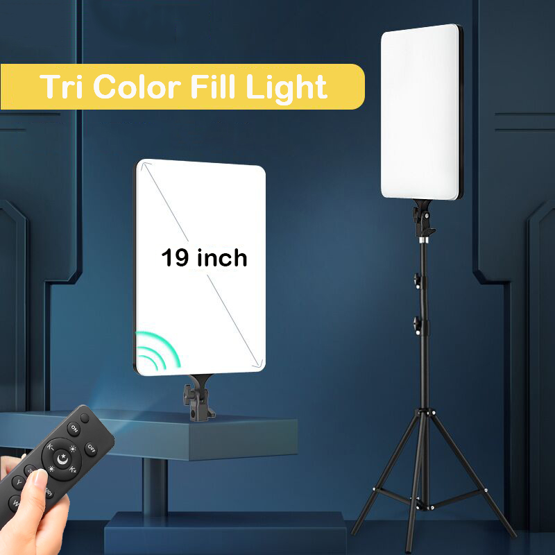 19'' LED Video Light 90W Photo - Led Light Panel Stream avaliação e preço