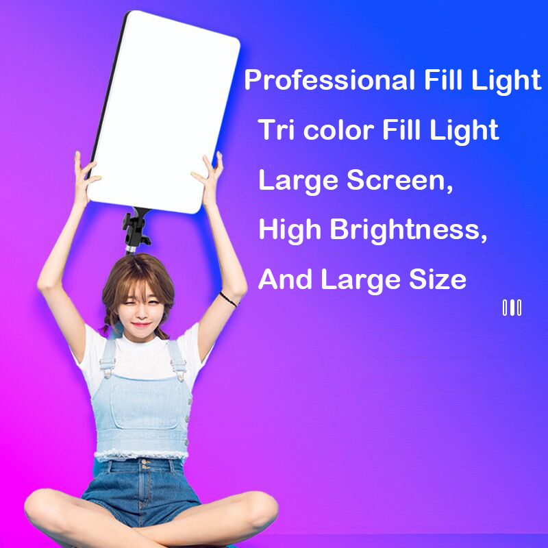 19'' LED Video Light 90W Photo - Led Light Panel Stream avaliação e preço