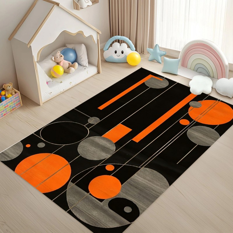 Gaming Room Black Orange Geome - Esports Gaming Hotel avaliação e preço