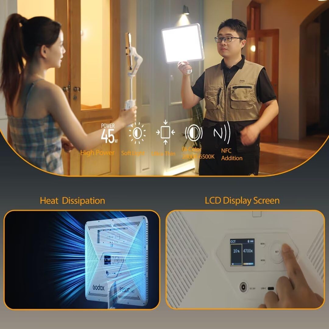 Godox P260C Pro LED Video Ligh - Led Light Panel Stream avaliação e preço
