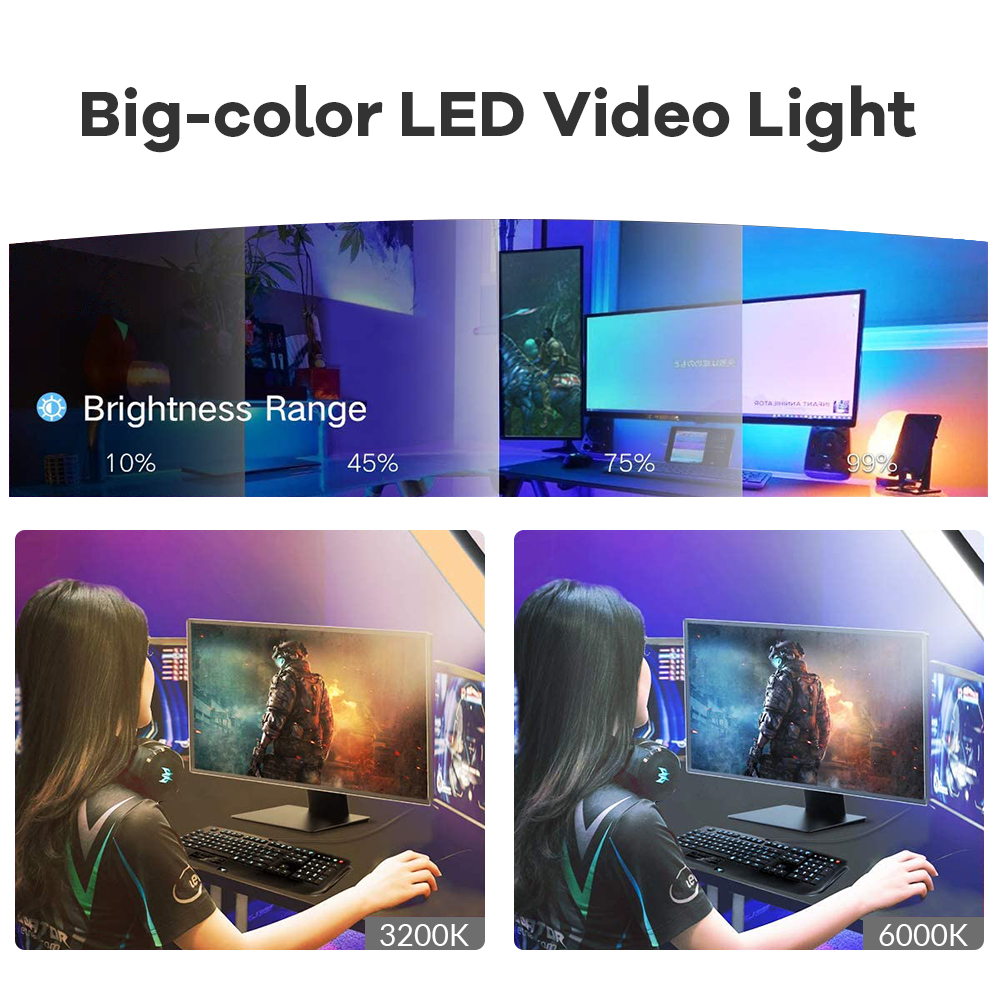 Dimmable LED Video Light Panel - Led Light Panel Stream avaliação e preço