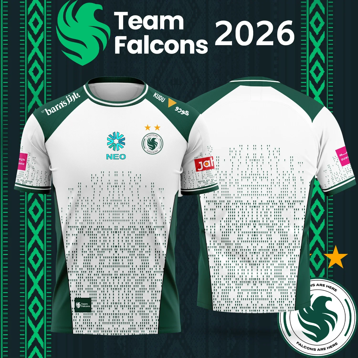 2026 New TEAM  Falcons   Espor - Esports Gaming Jersey avaliação e preço