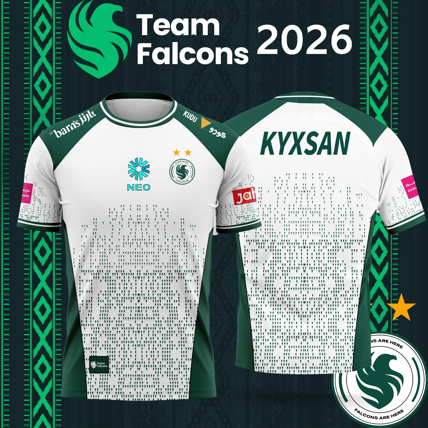 2026 New TEAM  Falcons   Espor - Esports Gaming Jersey avaliação e preço