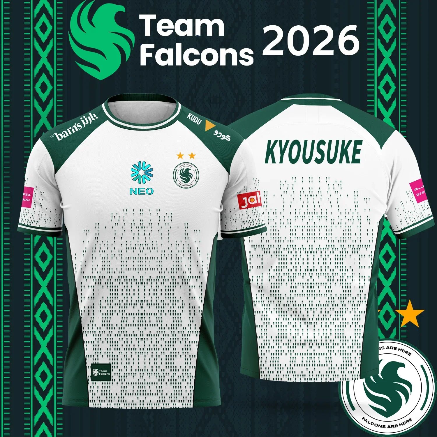 2026 New TEAM  Falcons   Espor - Esports Gaming Jersey avaliação e preço