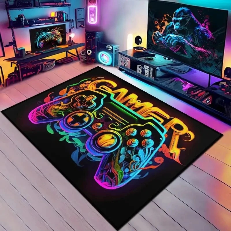 Rainbow Neon Gamepad GAMER Are - Esports Gaming Hotel avaliação e preço