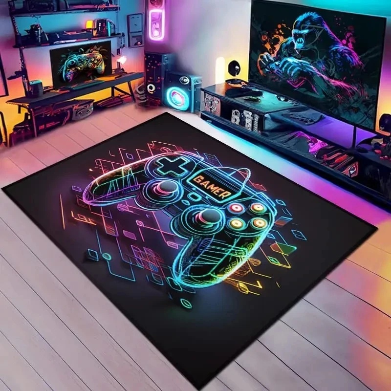 Rainbow Neon Gamepad GAMER Are - Esports Gaming Hotel avaliação e preço