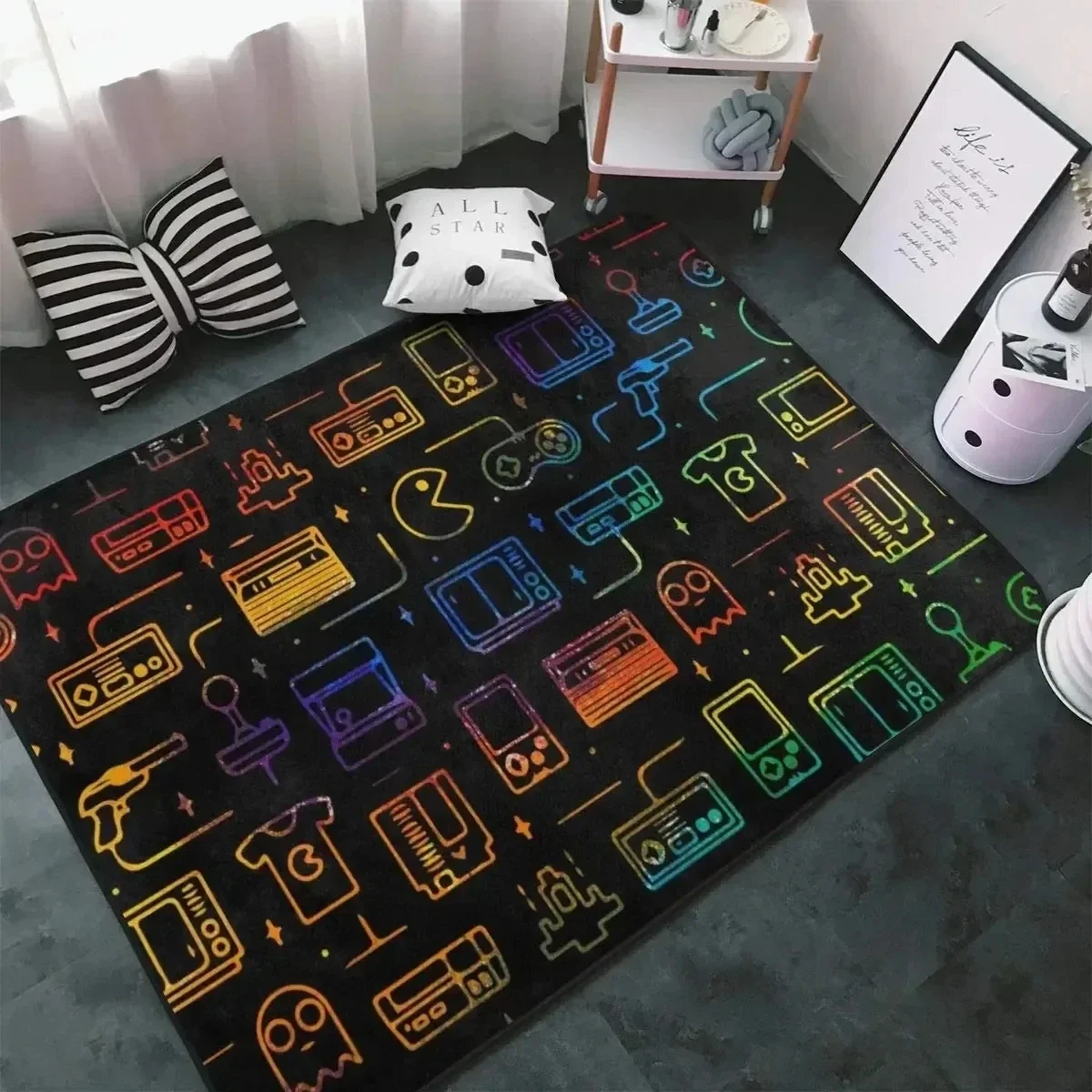 Gaming Rug Esports Black Contr - Esports Gaming Hotel avaliação e preço